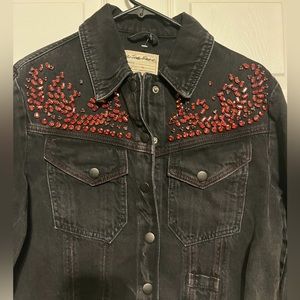 COPY - Free People Denim Ruby Rebel Denim Jacket size XS NWOT